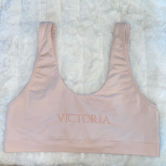 Victoria's Secret Other - VICTORIA'S SECRET Bralette Comfort Lounge Bra Comfy Light Pink Size  Large  L Lg